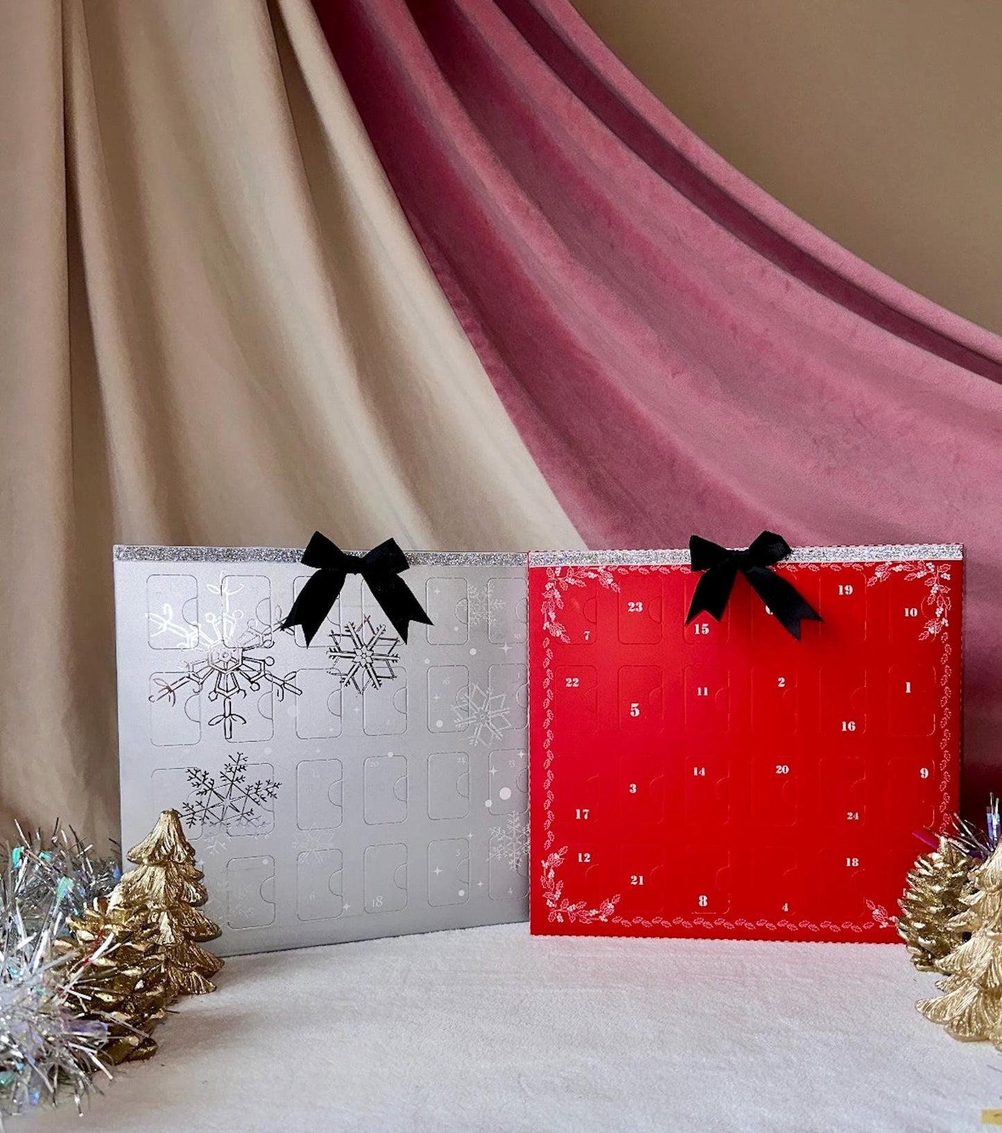 Jewelry Advent Calendar 2024, 24 Days Advent Calendar, Big Advent Calendar, Coquette Christmas Gifts, Girl Gift Box, Silver Advent Calendar