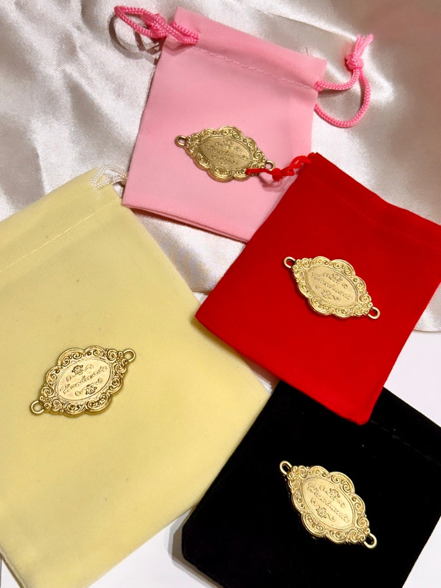 Milagro Heart Pendant, Small Sacred Heart Necklace Gold, Pink Milagro Heart, Gold Initial, Gold Sacred Heart Pendant, Flaming Heart Necklace