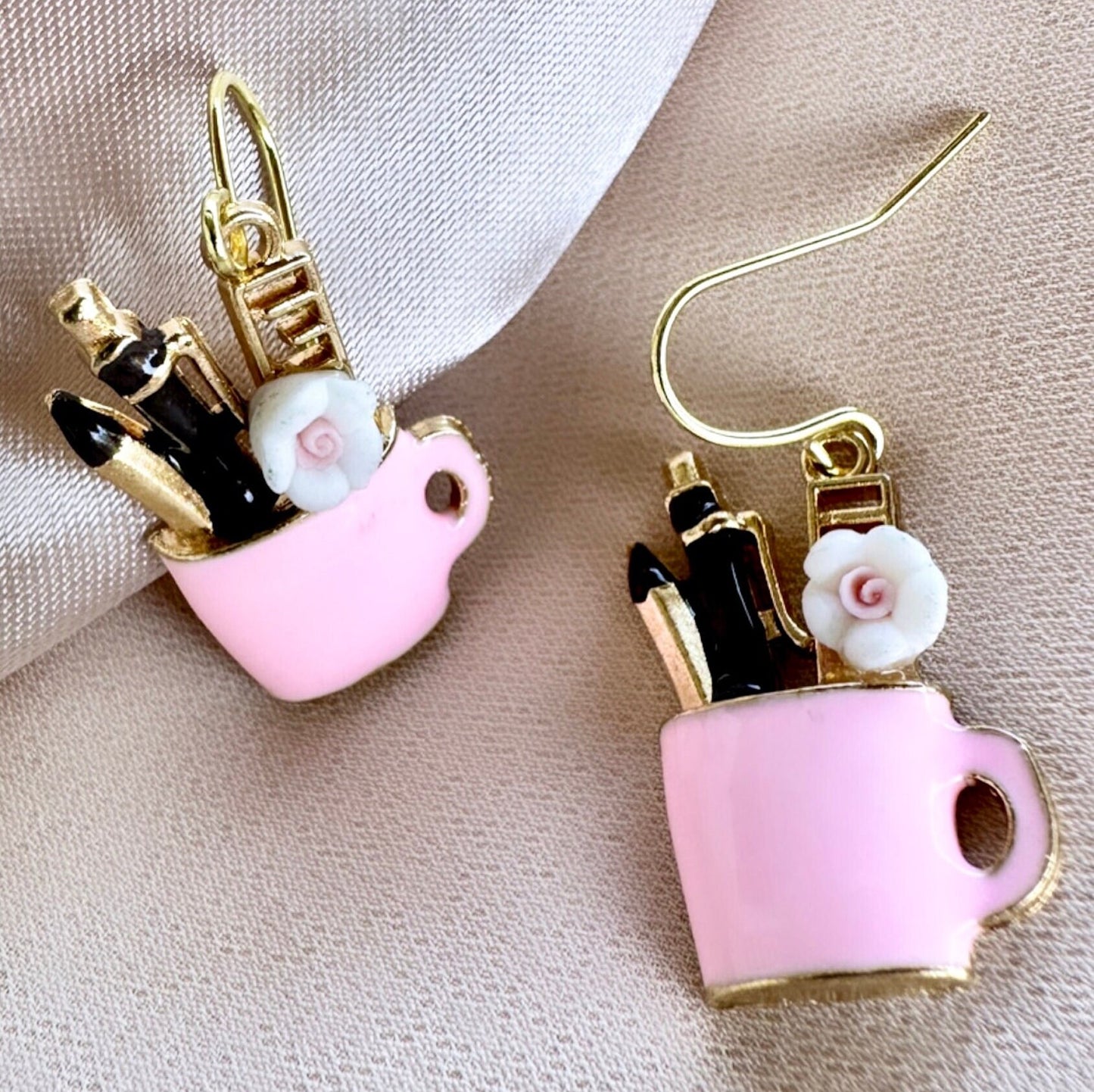 Teacher Earrings, Back To School Gift, Back To School Jewelry, School Earrings, Quirky Earrings, Teacher Gift Idea, Art Teacher Gift