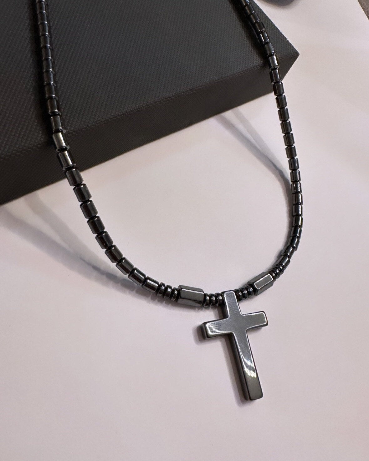 Mens Cross Necklace Boys Cross Necklace Teen Boy Gift Deployment Gift Sentimental Gifts