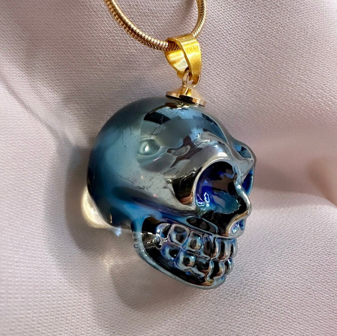 Black Skull Necklace, Crystal Skull Necklace, Skull Pendant Necklace, Halloween Necklace For Women, Halloween Skeleton, Skeleton Lovers