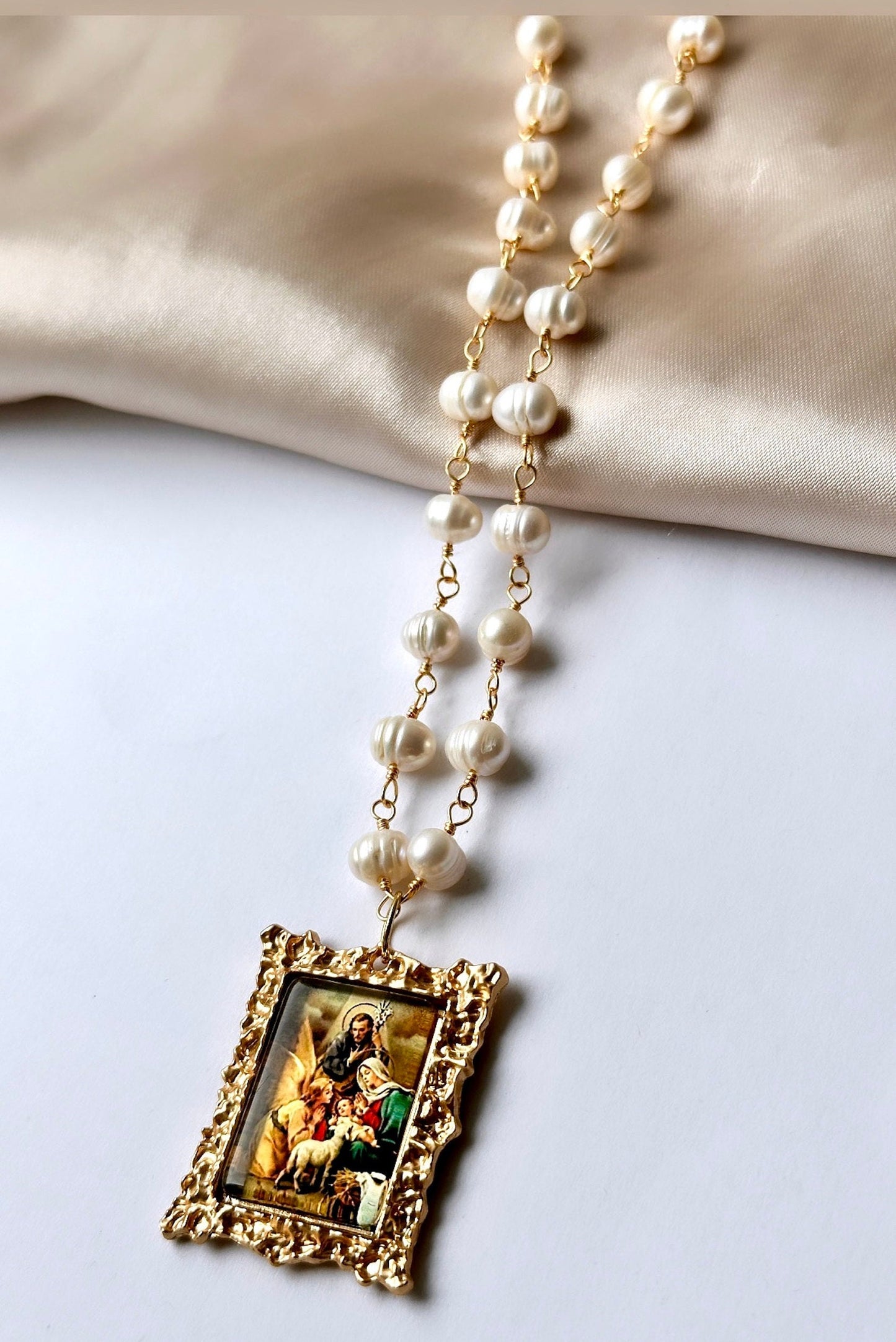 Nativity Necklace, Baby Jesus Necklace, Christian Necklace For Women, Christmas Necklace, Baby Jesus Nativity, Religious Necklace