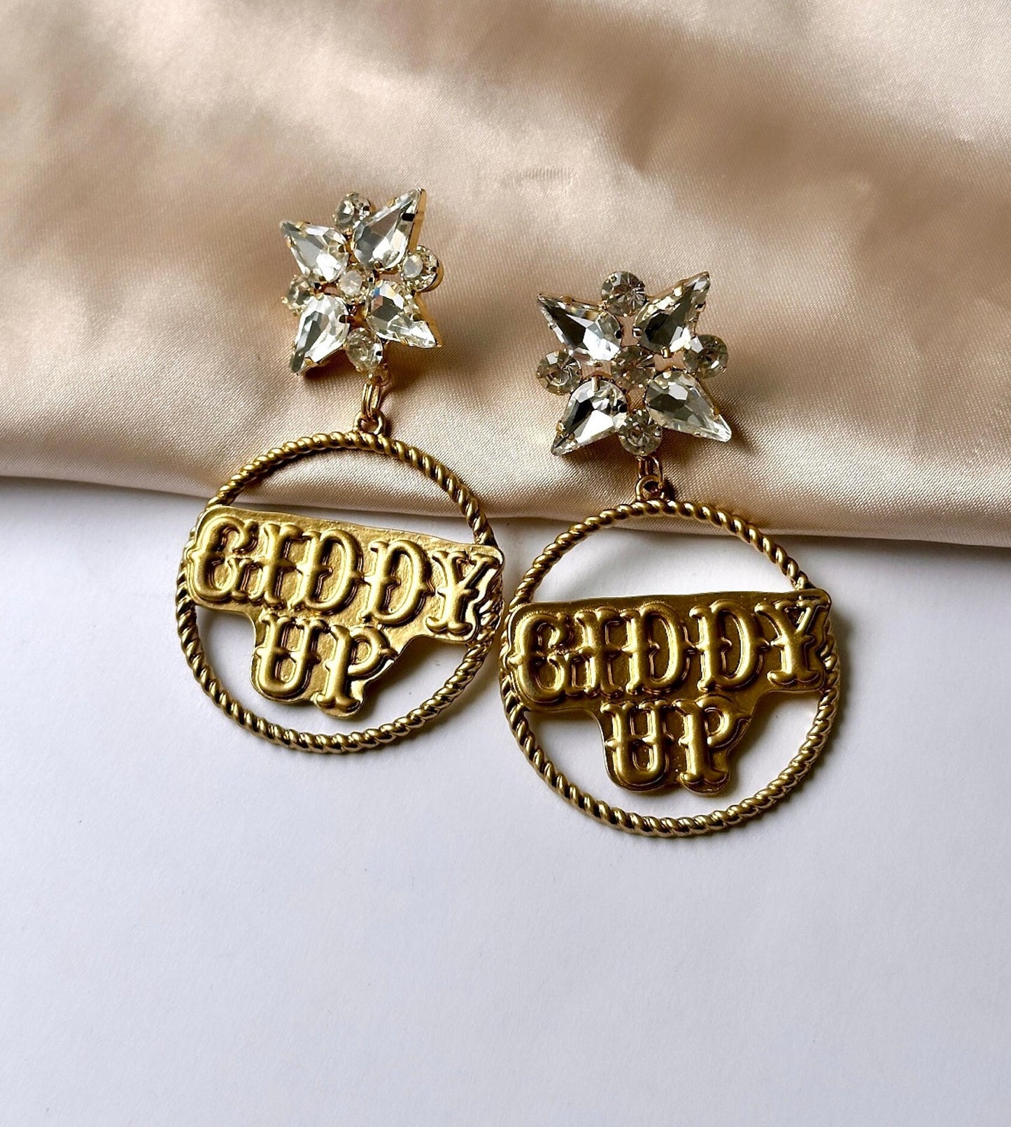 Cowgirl Earrings, Western Wedding Earrings, Cow Girl Earrings, Southern Earrings, Cowgirl Bride Gifts, Western Bride Jewelry Cowgirl Jewelry