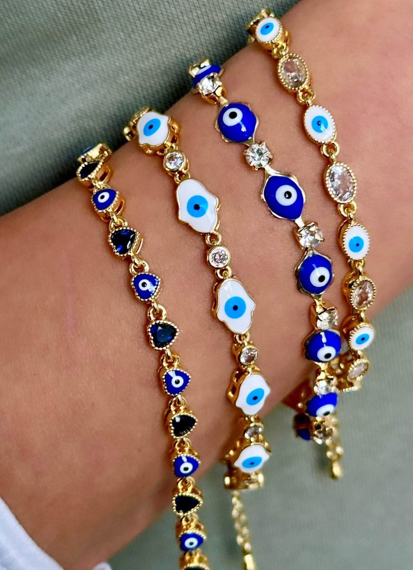 Hamsa Evil Eye Bracelet, 18K Gold Evil Eye Bracelet, Hamsa Hand Bracelet, Hand Of Fatima Bracelet, Arabic Bracelet, Stainless Steel Bracelet